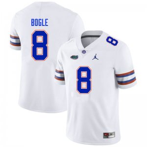 Men's Florida Gators #8 Khris Bogle NCAA Nike White Authentic Stitched College Football Jersey IRH2462YS